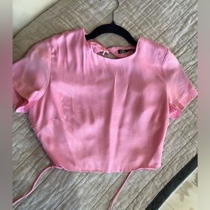 Baby Pink Zara top